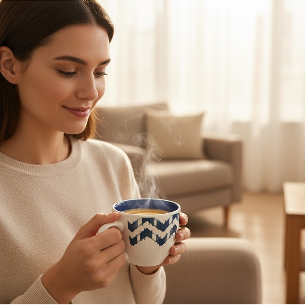 طقم فناجين مع صحون 12 قطعة 270 مل