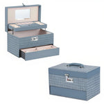 حقيبة مجوهرات 3 طبقات