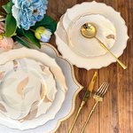 طقم أطباق مائدة فاخر 24 قطعة