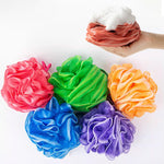 ليفة استحمام شبكية ملونة