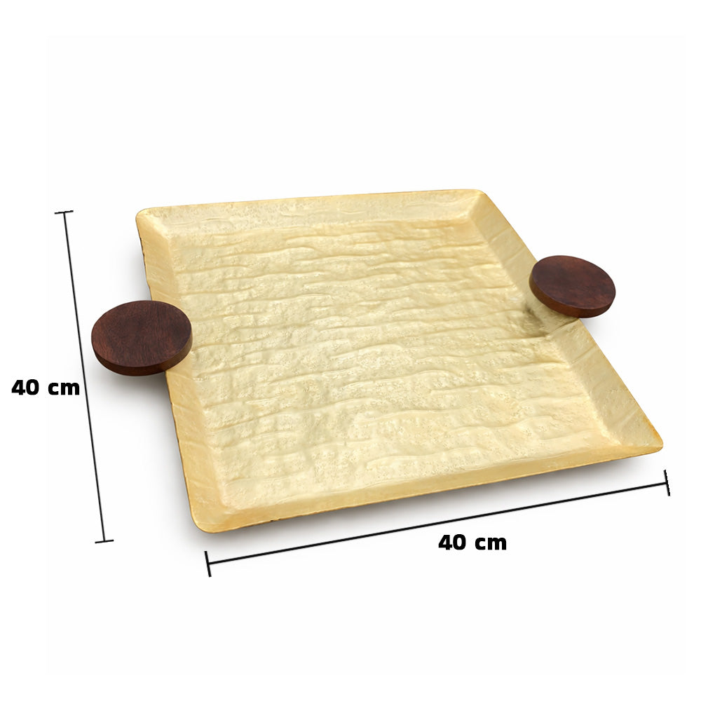 صينية تقديم مربعة-كبير