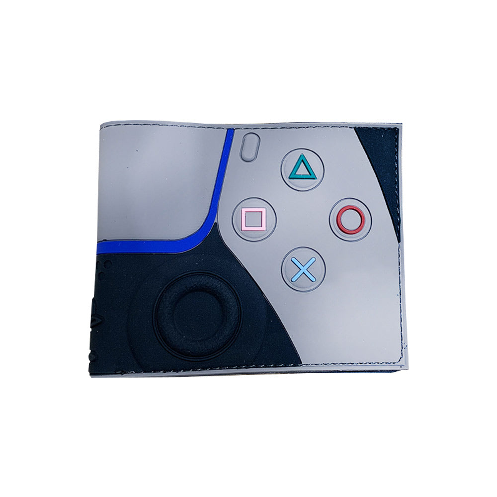 عصا تحكم بلاي ستيشن ومحفظة من جلد البولي مطبوعة بأزرار 6