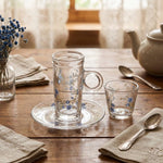 طقم استكانة وفنجان 18 قطعة