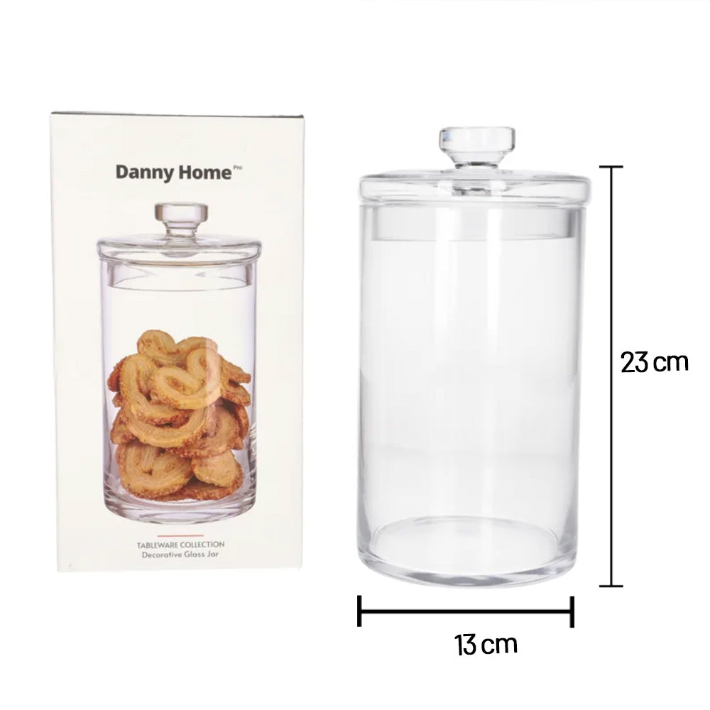 برطمان تخزين زجاجي طويل