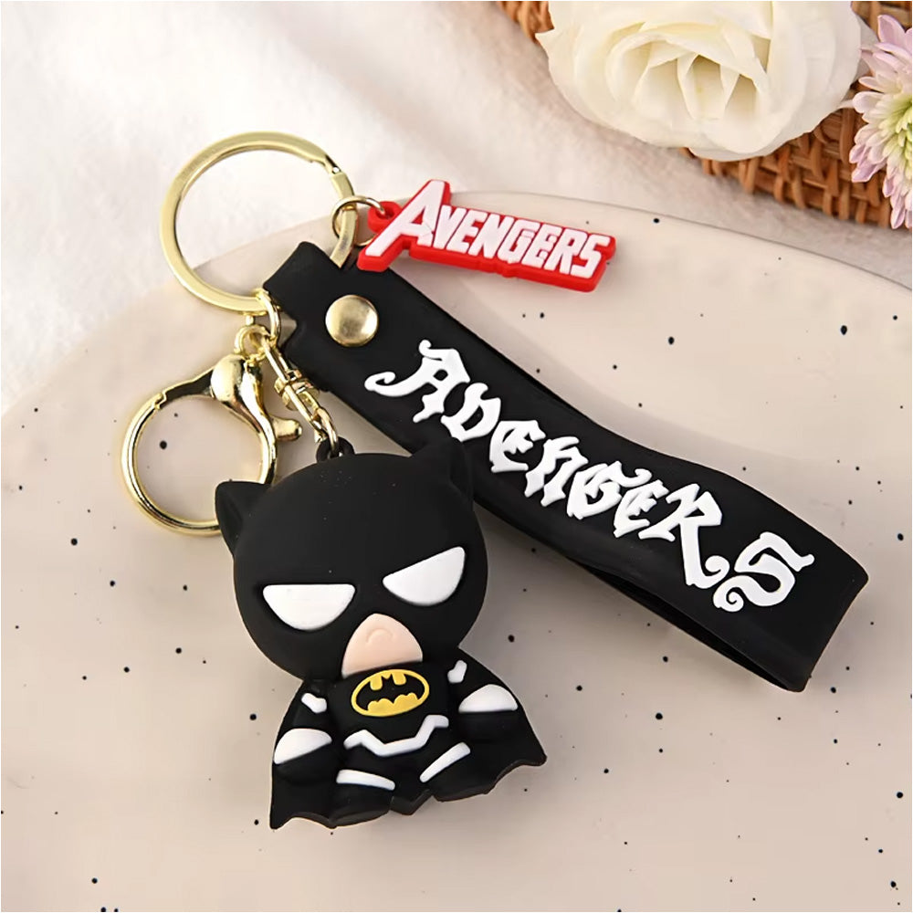 سلسلة مفاتيح من السيليكون على شكل أبطال خارقون