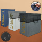 سلة غسيل قابلة للطي بمقبض، الموديل: 4