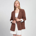 جاكيت نسائي بكفة كم