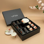 طقم استكانة وفنجان 18قطعة