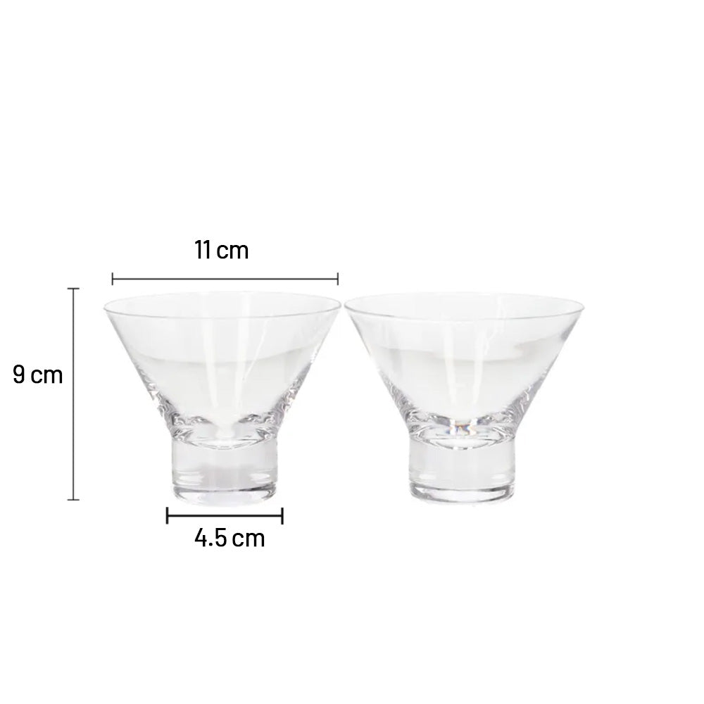 طقم أكواب قطعتين 9 سم