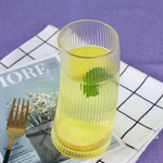 طقم أكواب زجاجية شفافة 4 قطع (500 مل)