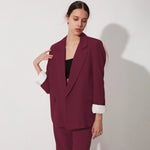 جاكيت نسائي بكفة كم