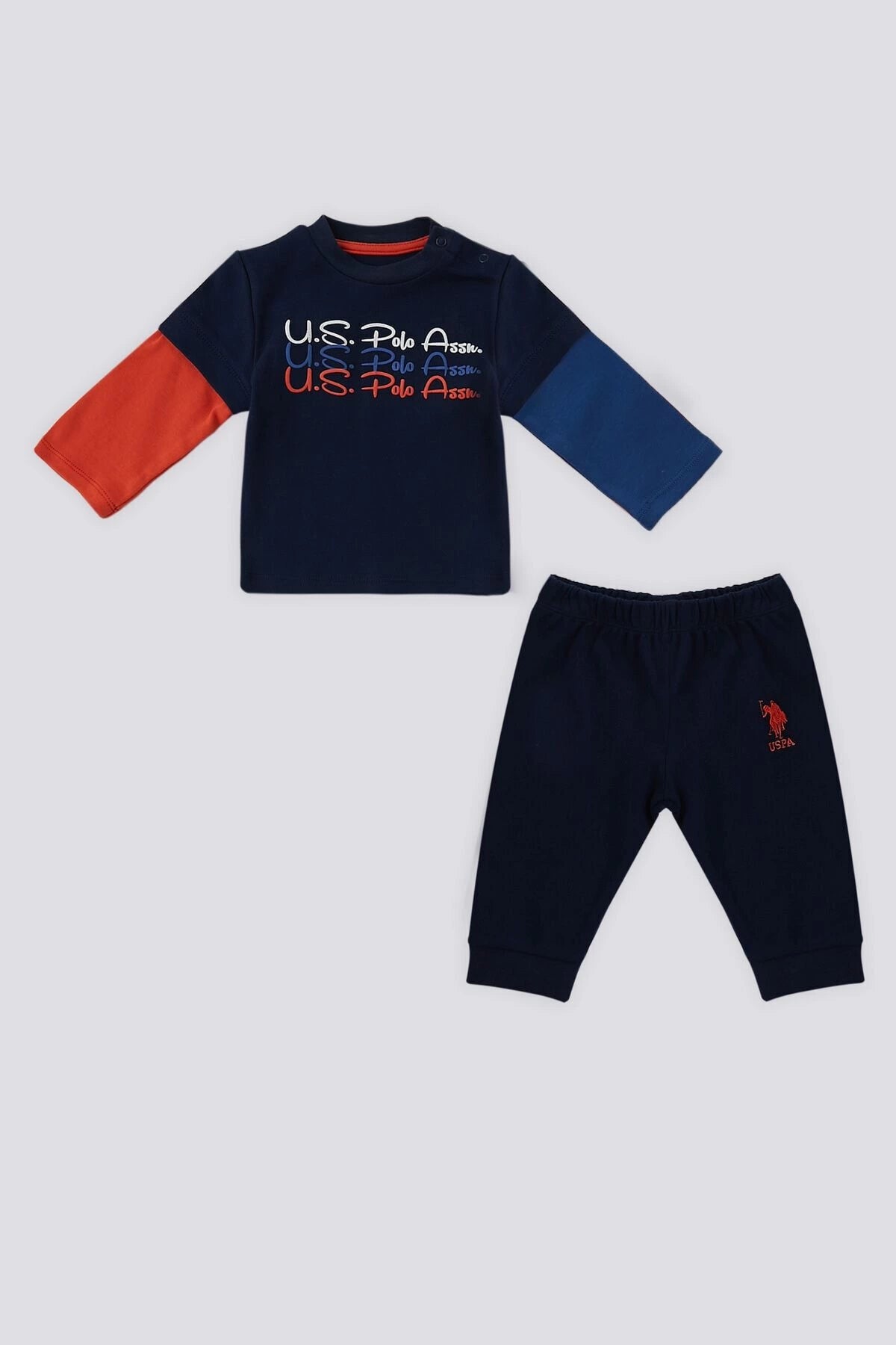 U.S POLO طقم بيبي