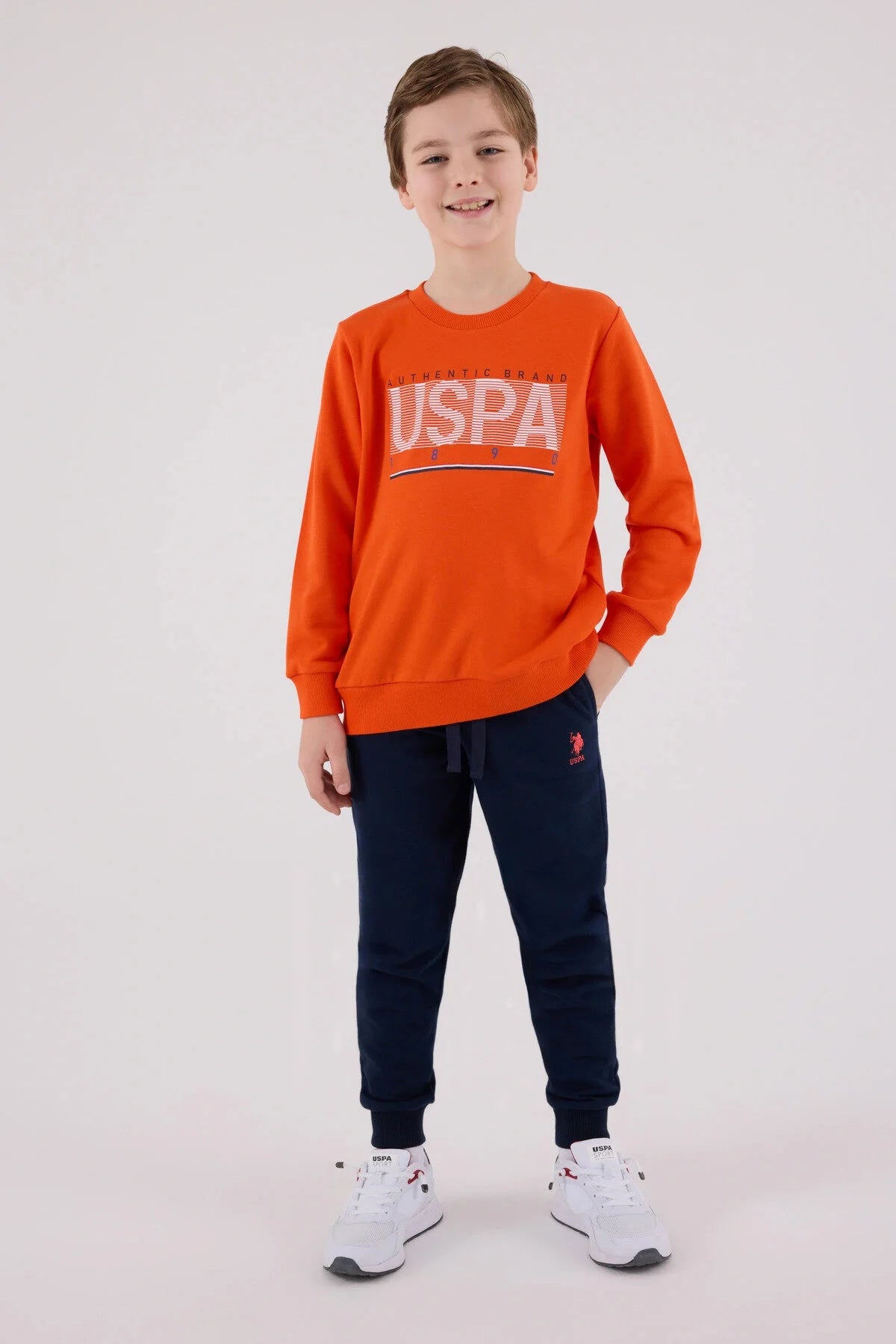 طقم ولادي بناتي U.S POLO