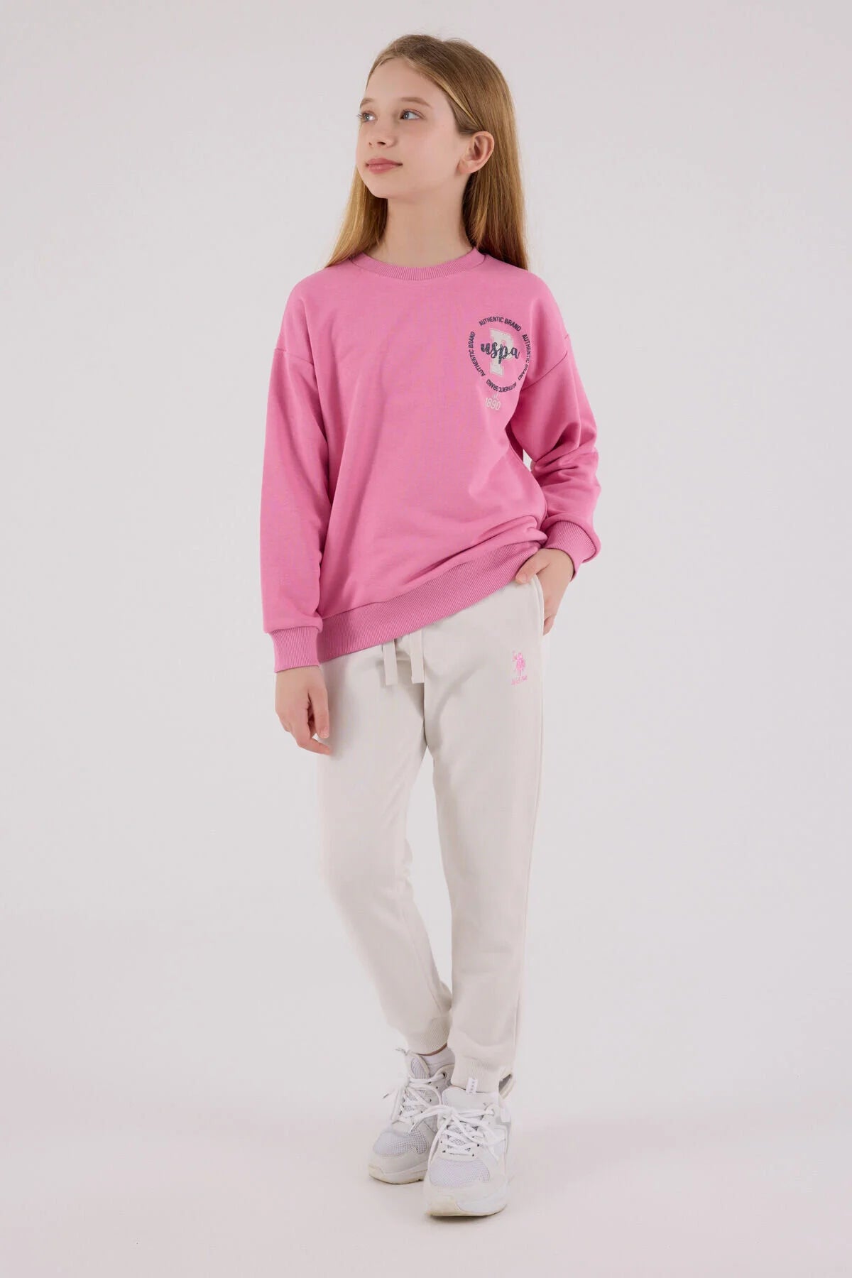 طقم ولادي بناتي U.S POLO