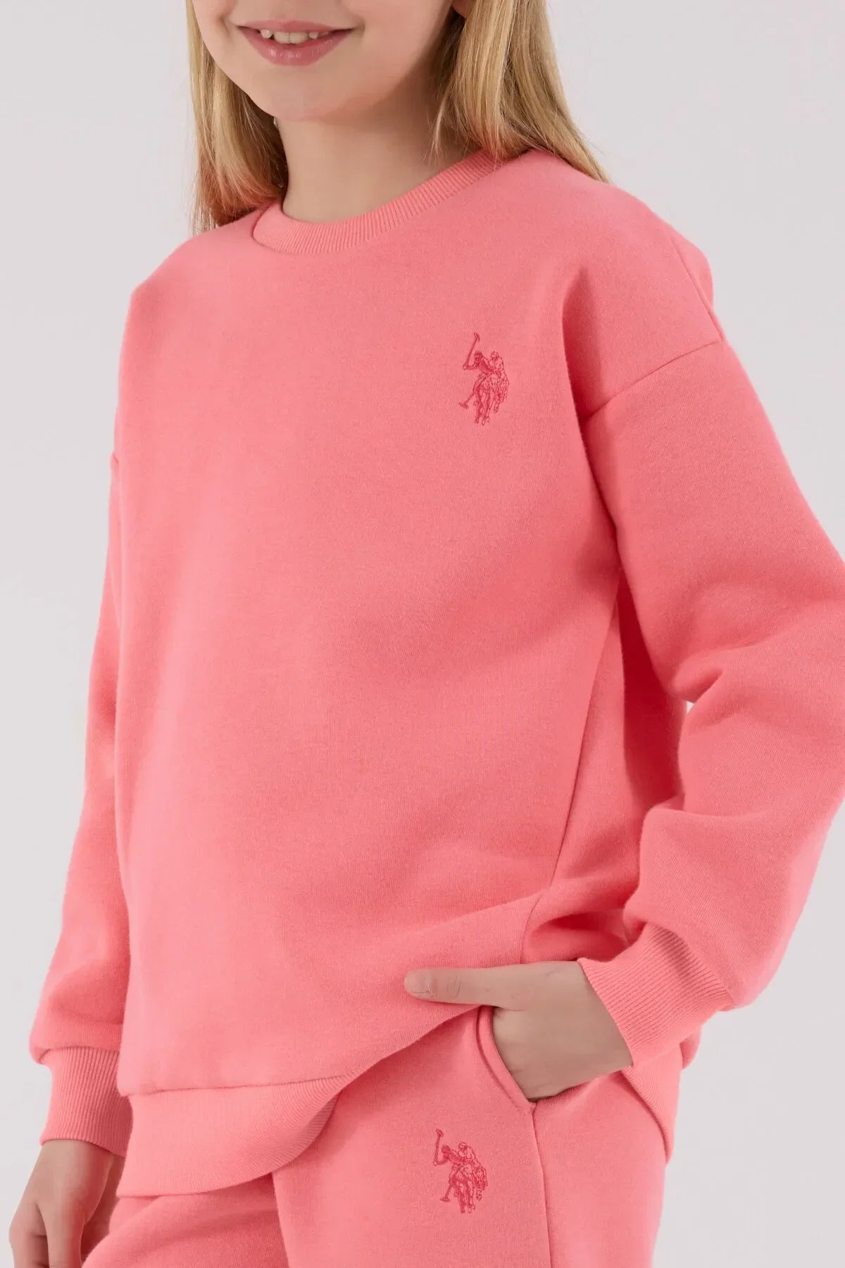 طقم ولادي بناتي U.S POLO