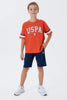 طقم اطفال ولادي U.S POLO