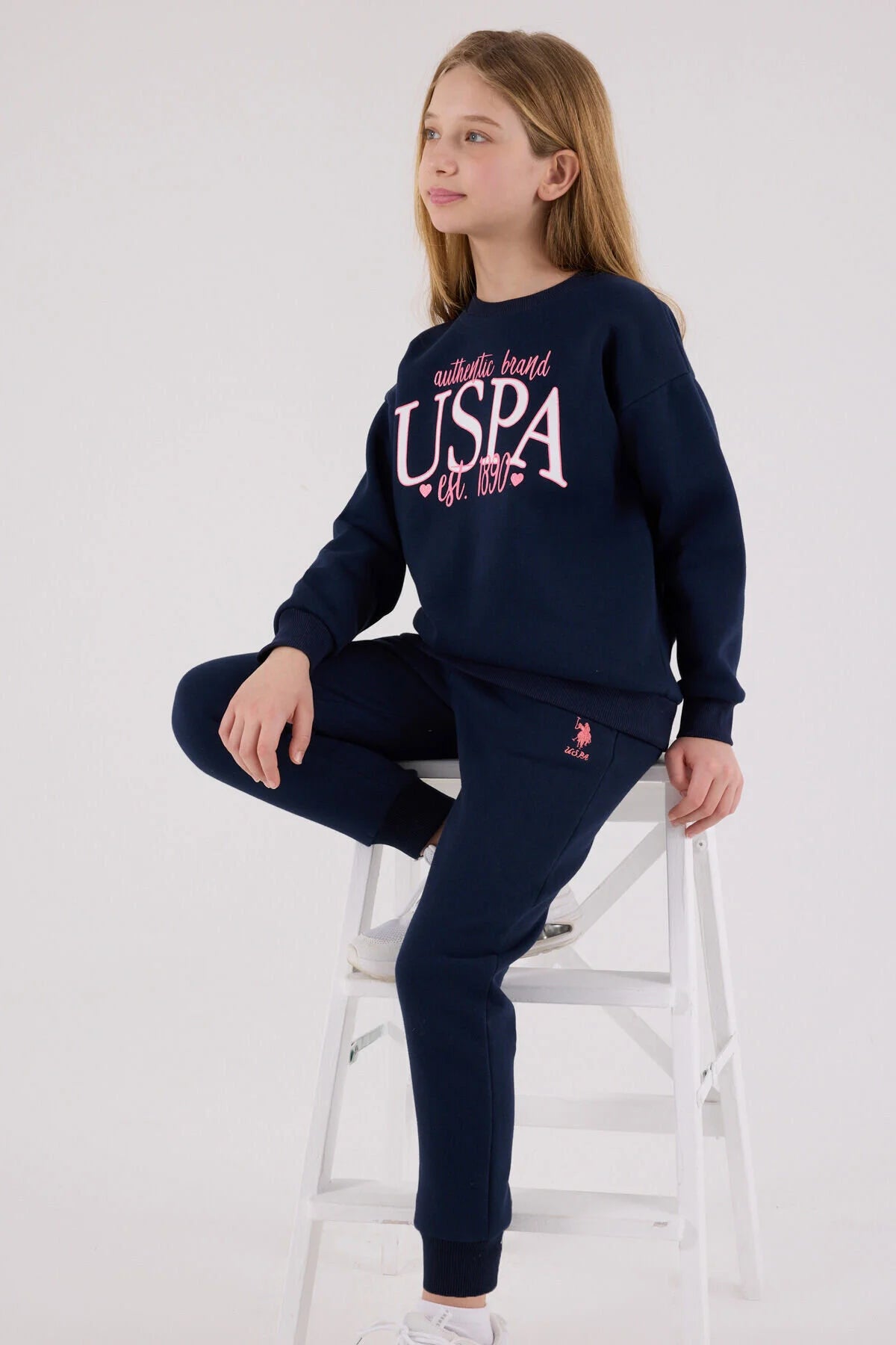 طقم ولادي بناتي U.S POLO