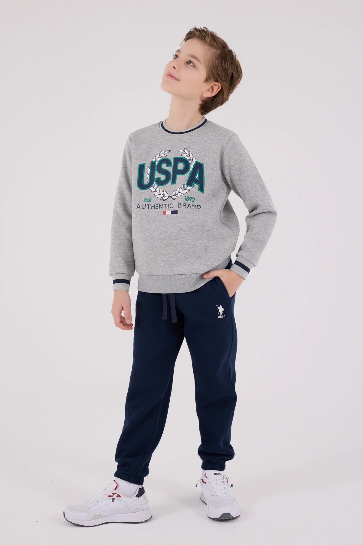 طقم ولادي بناتي U.S POLO