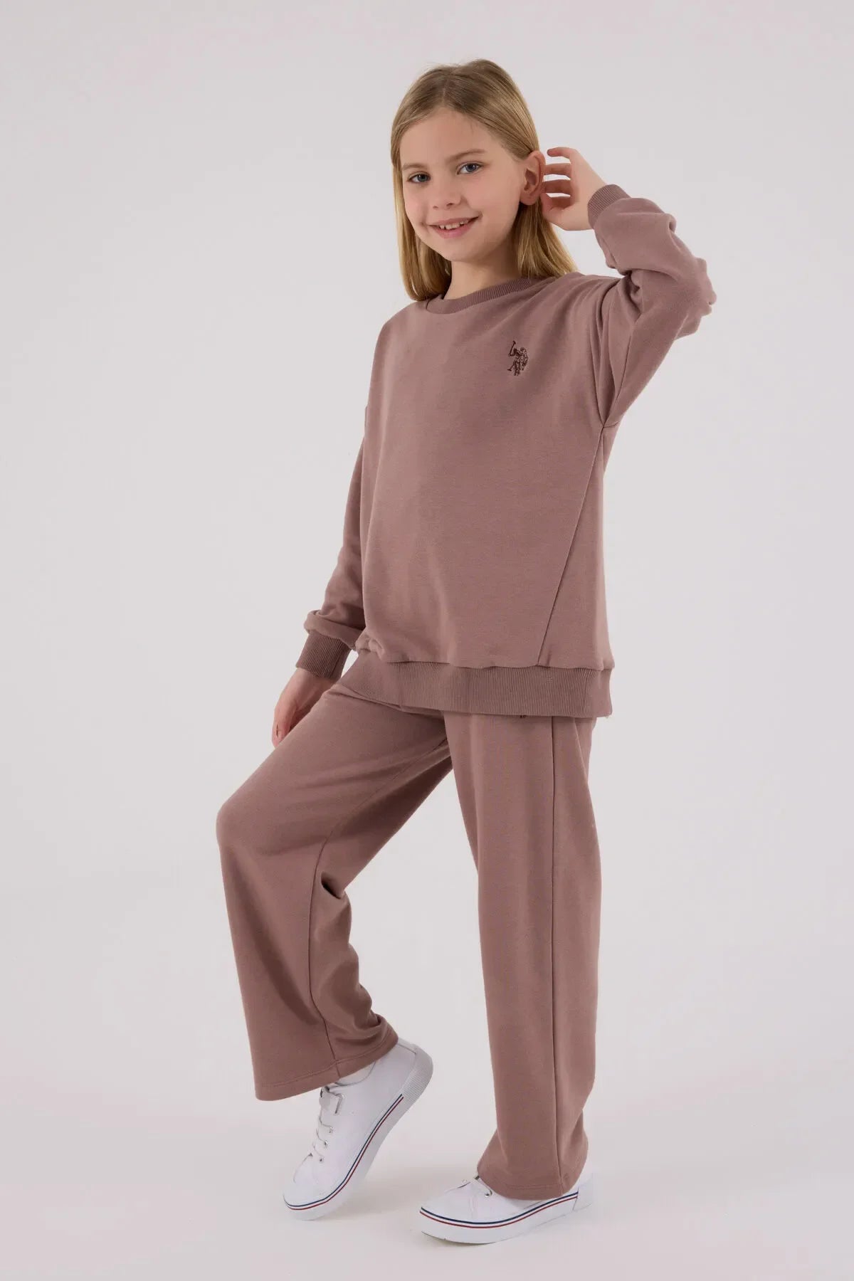 طقم ولادي بناتي U.S POLO