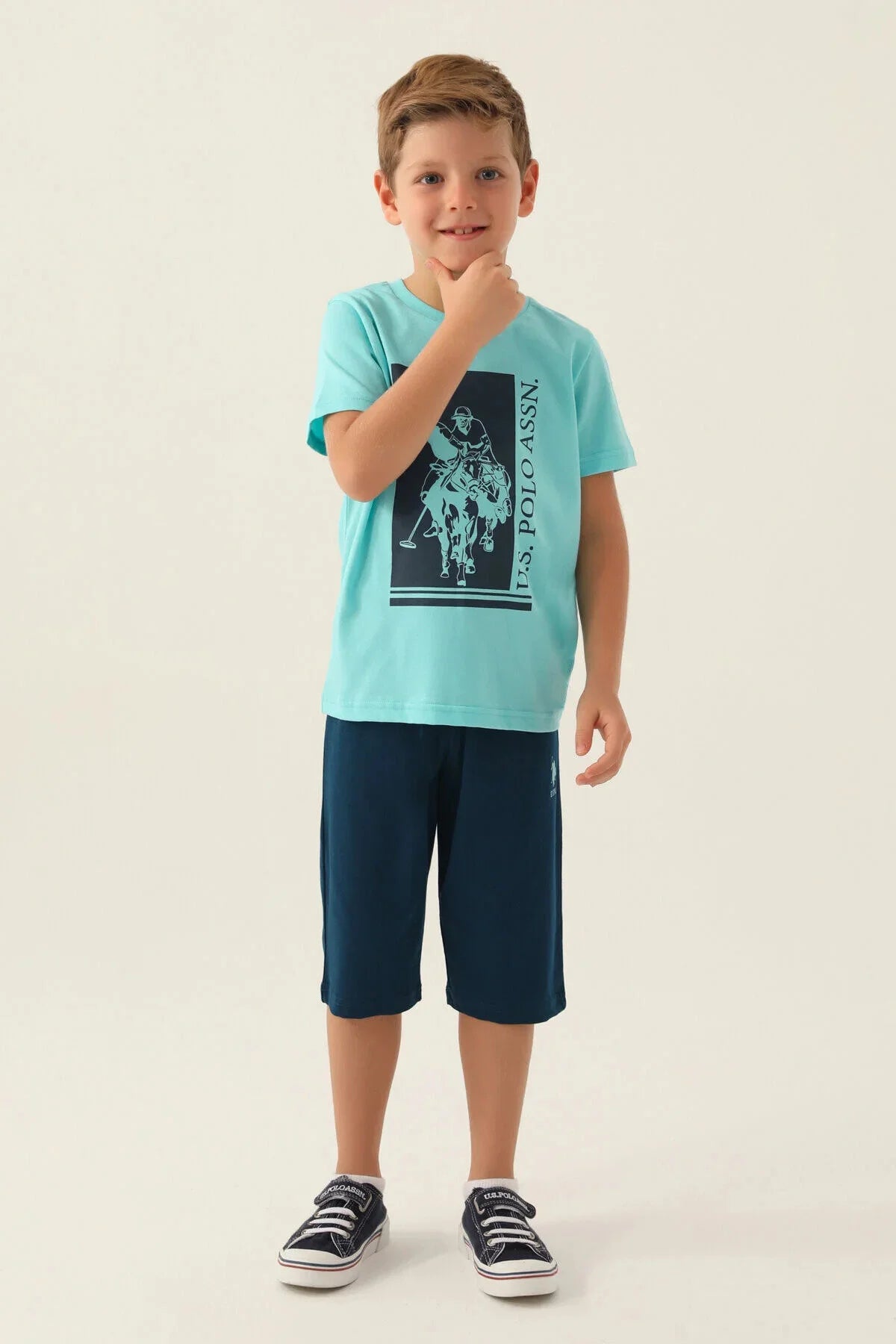 U.S POLOطقم ولادي