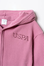 U.S POLO طقم روب بيبي