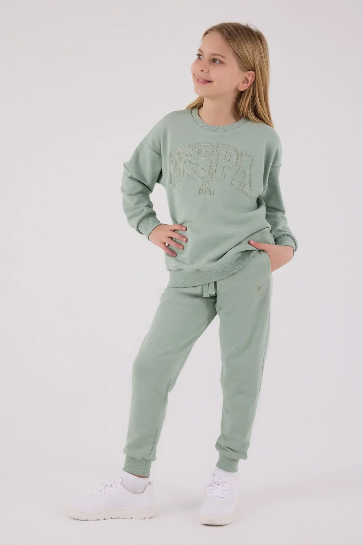 طقم ولادي بناتي U.S POLO