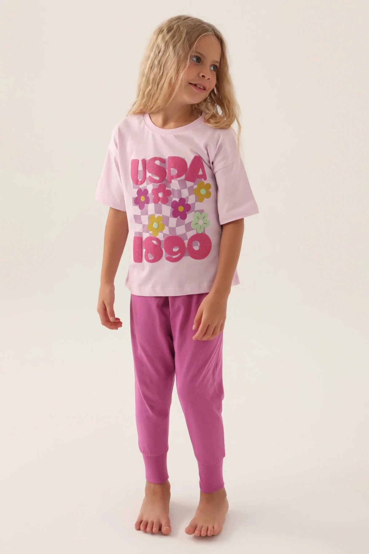 U.S POLO طقم البنات