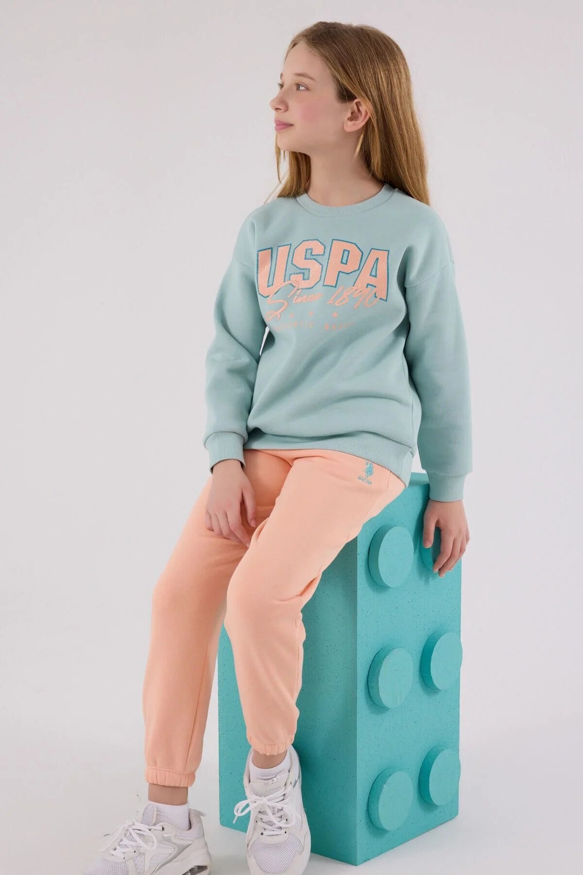 طقم ولادي بناتي U.S POLO