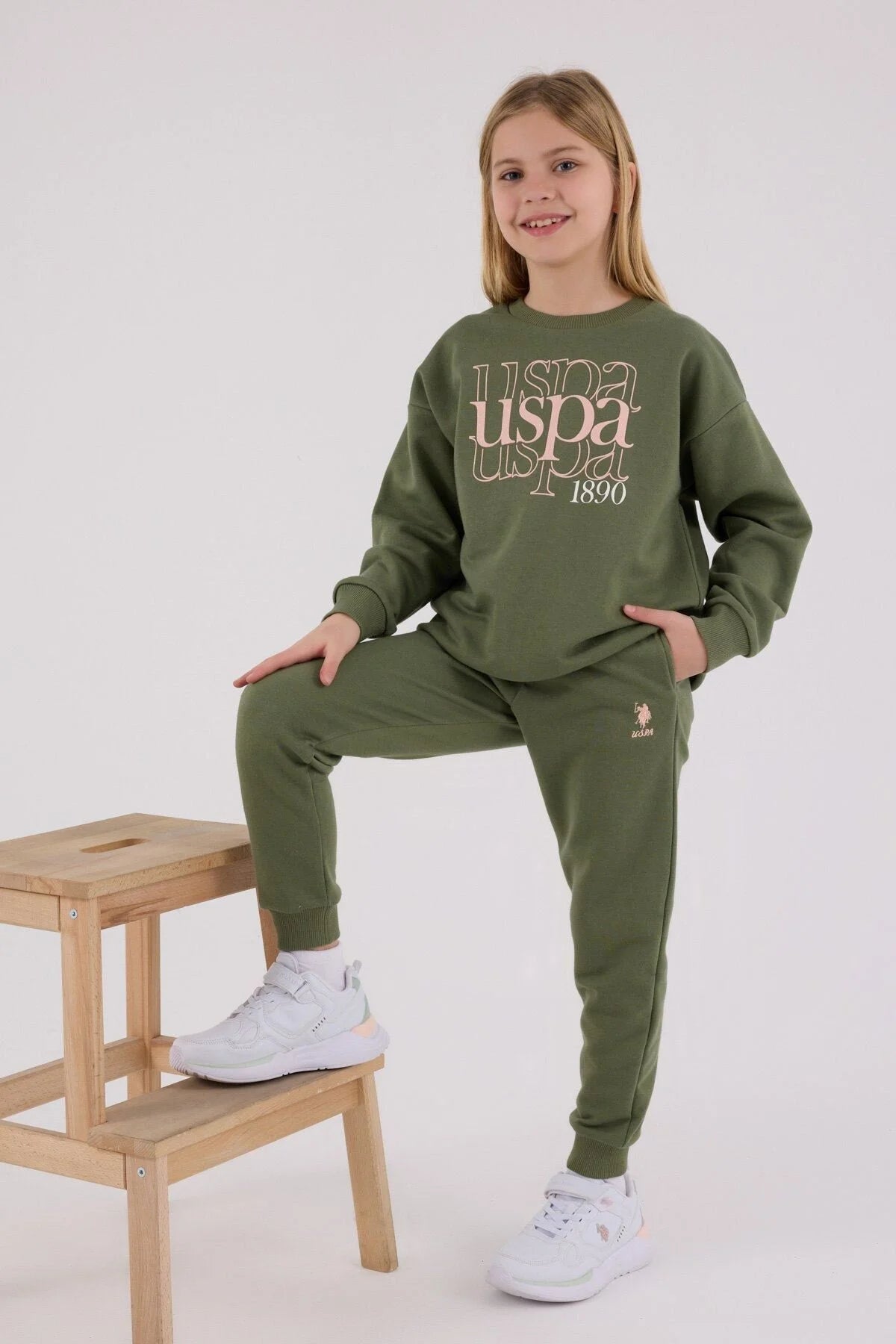 طقم ولادي بناتي U.S POLO