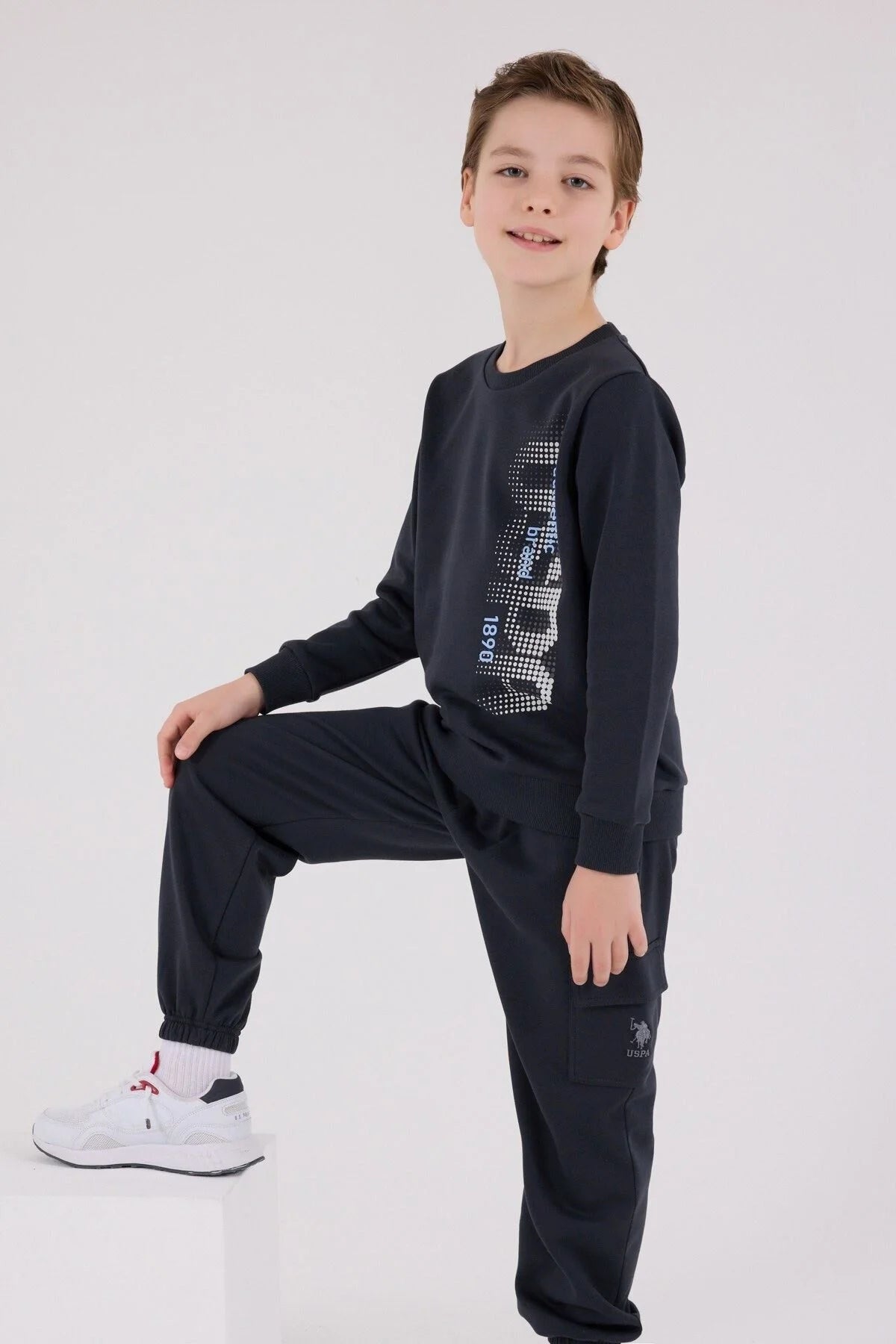 طقم ولادي بناتي U.S POLO