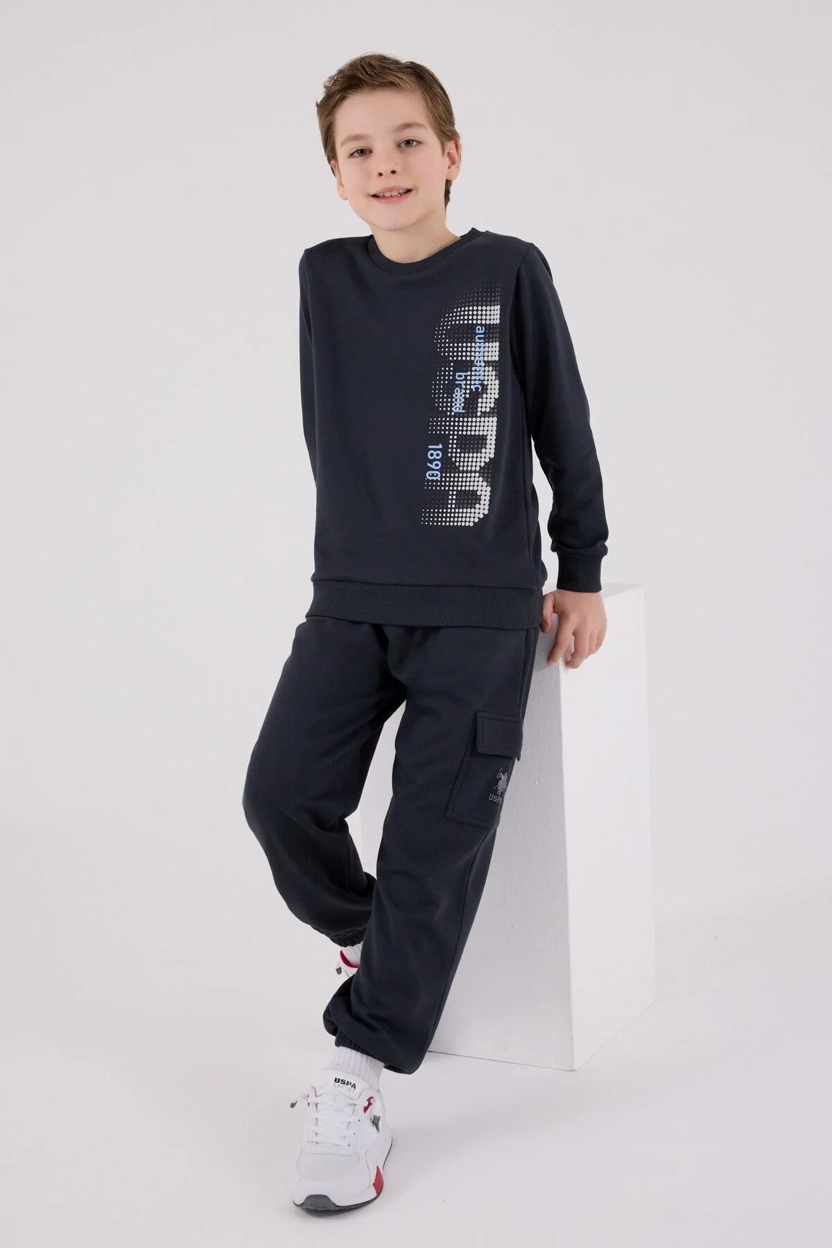 طقم ولادي بناتي U.S POLO