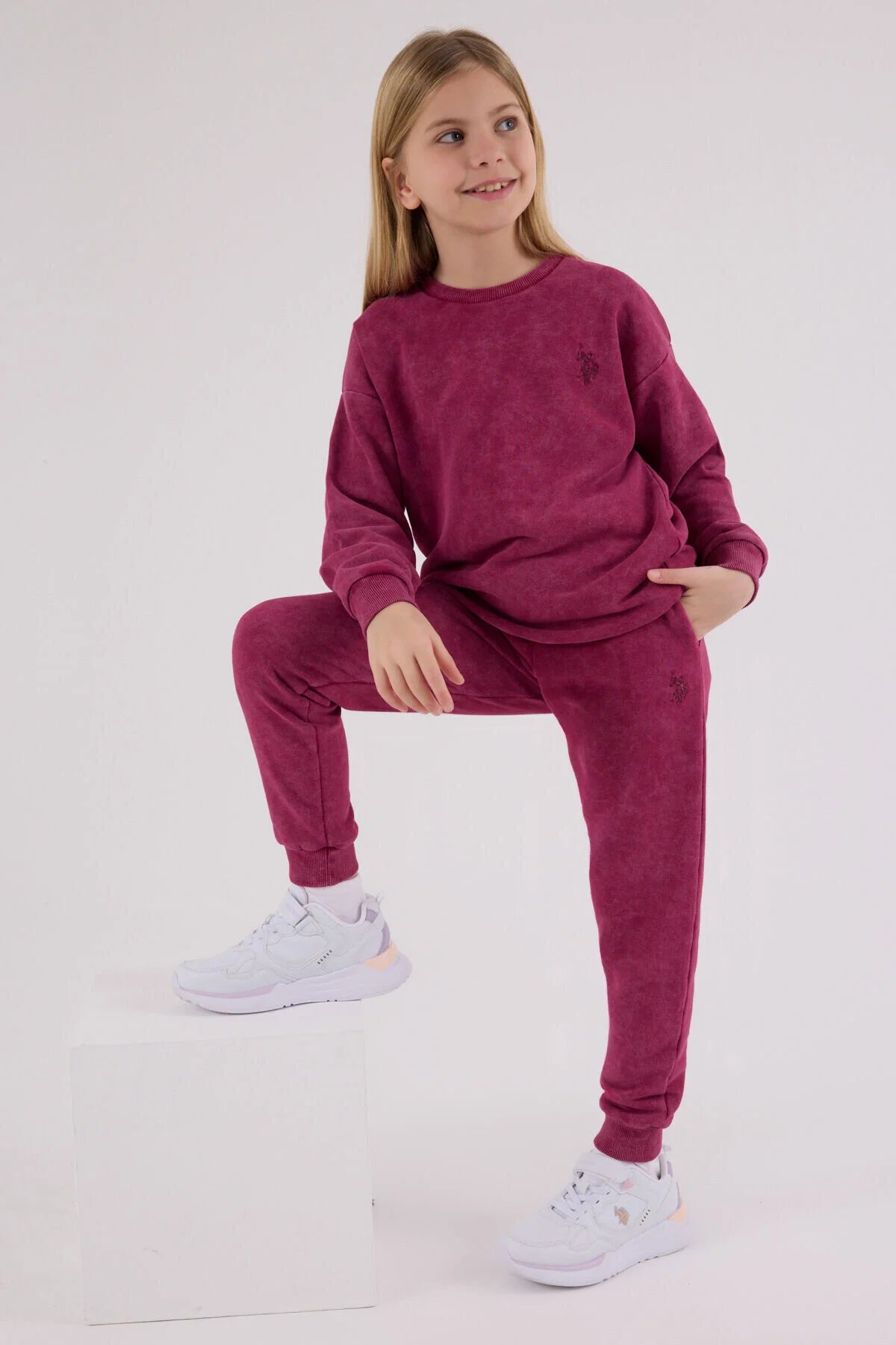 طقم ولادي بناتي U.S POLO