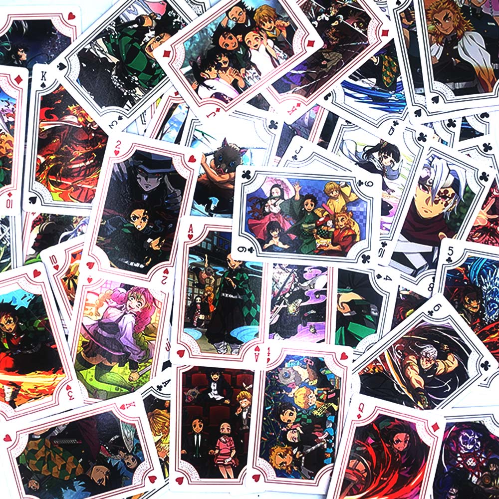 Anime Poker Cards Set 54 sheets