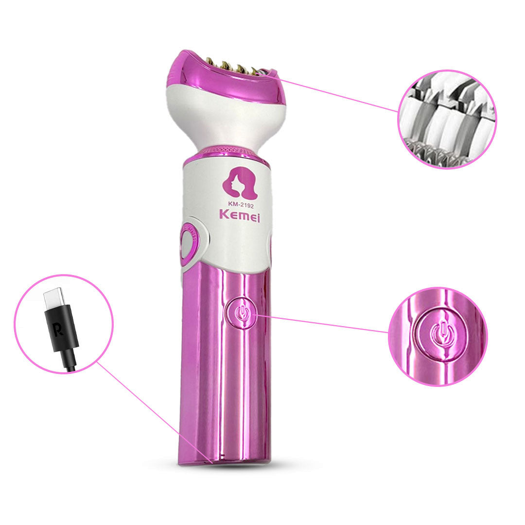 آلة إزالة الشعر الكهربائية قابلة لإعادة الشحن