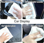 قطعة من مناديل تنظيف جلد السيارة