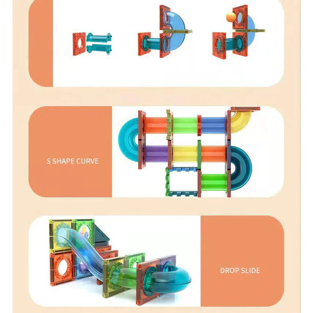 بلاط البناء المغناطيسي الشفاف