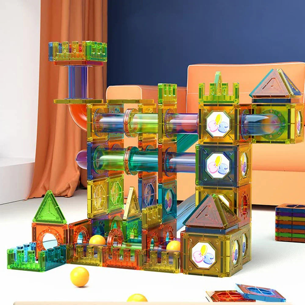 بلاط البناء المغناطيسي الشفاف