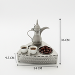 طقم صينية مع دلة قهوة