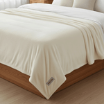 بطانية قطيفة ناعمة فاخرة كريمي