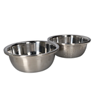 طقم مصفاة وحوض من الفولاذ