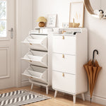 خزانة أحذية كبيرة بثلاثة أدراج