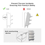 خزانة أحذية كبيرة بثلاثة أدراج