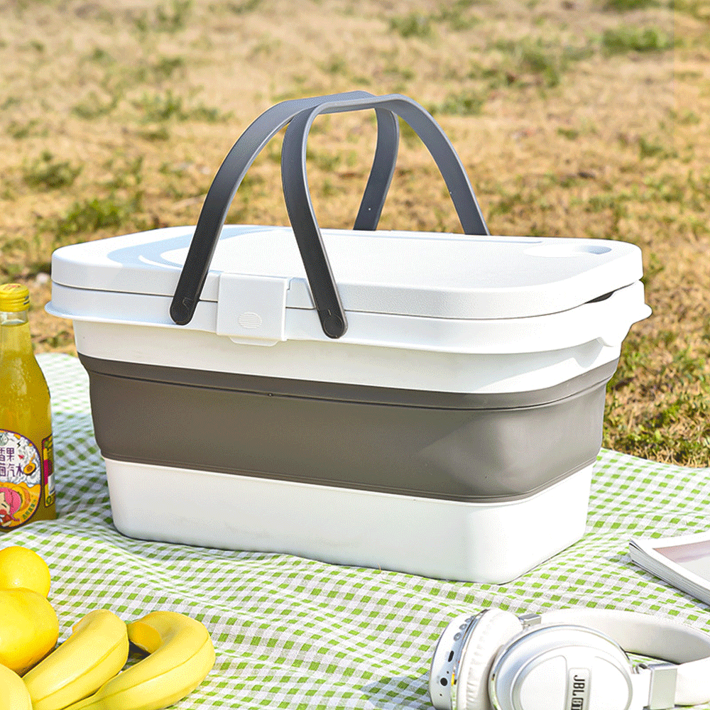 سلة قابلة للطي لتعدد الاستخدام