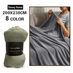 بطانية قطيفة فاخرة بنعومة كثيفة