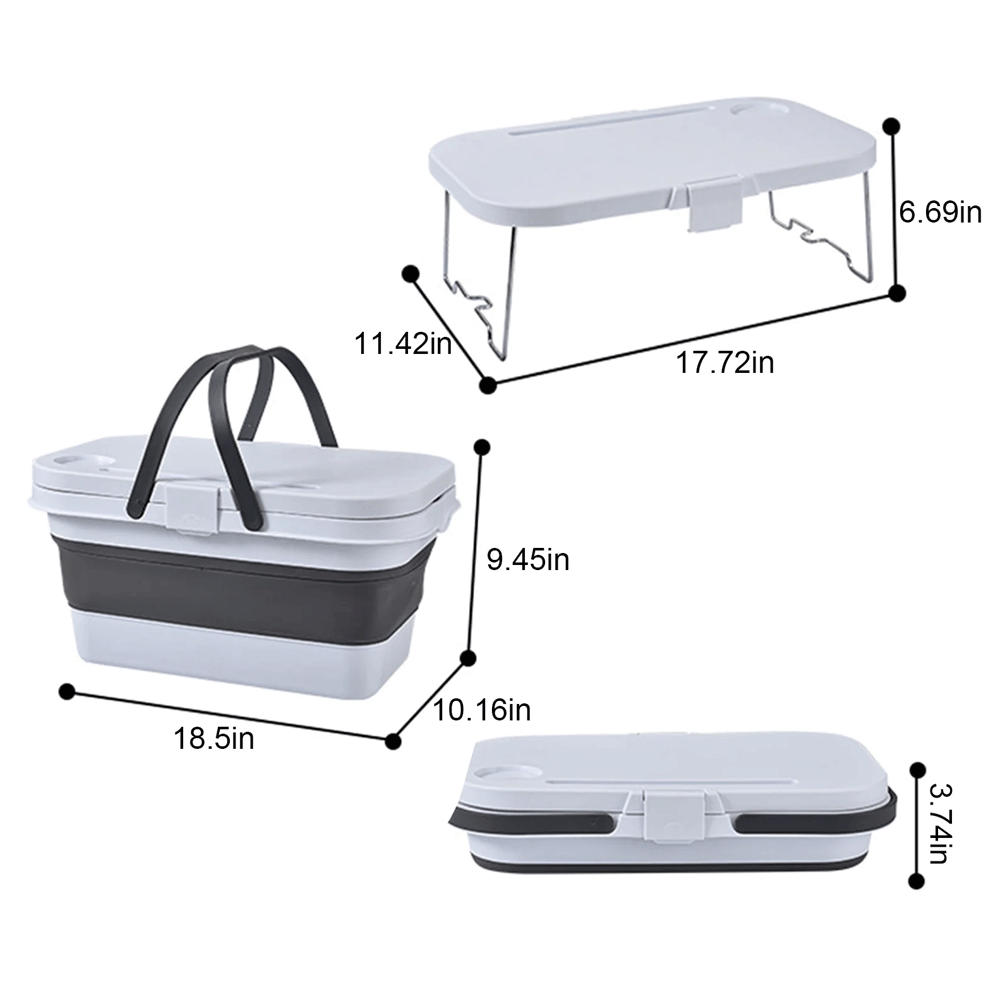 سلة قابلة للطي لتعدد الاستخدام