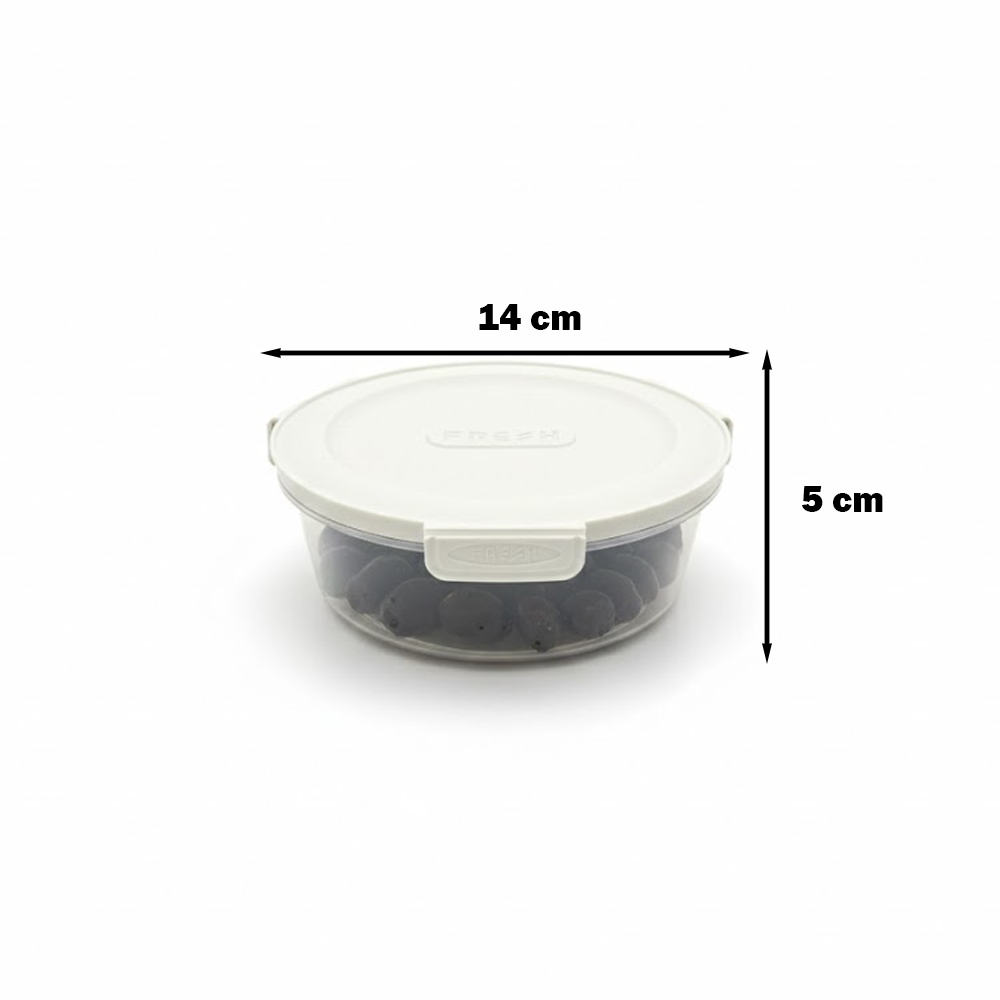 طقم علب حفظ الطعام محكمة الإغلاق 5 أحجام