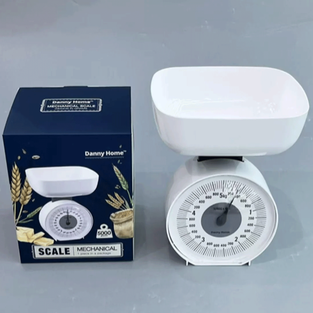 ميزان ميكانيكي مع وعاء