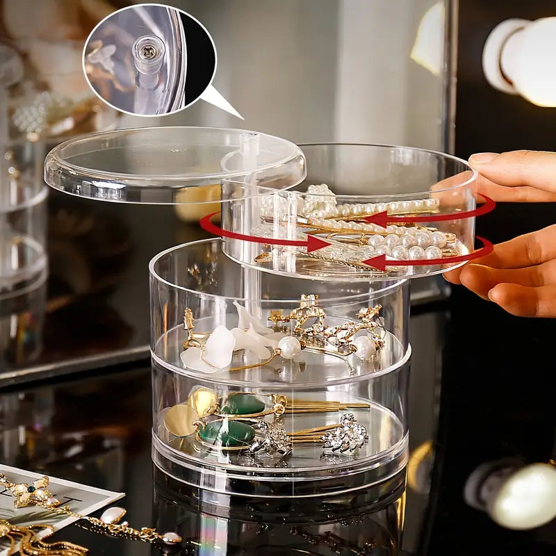 صندوق تخزين الأكسسوار والمجوهرات