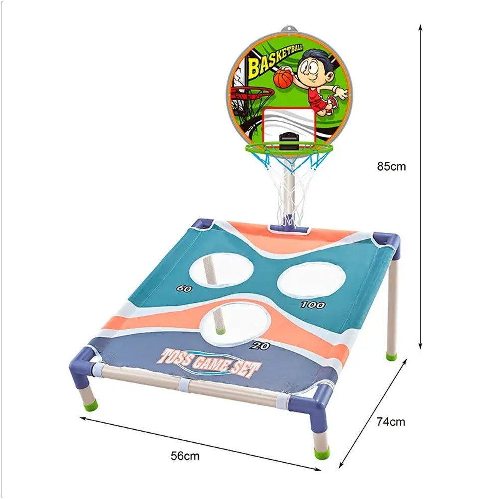 مجموعة رمي كرة السلة 2 في 1