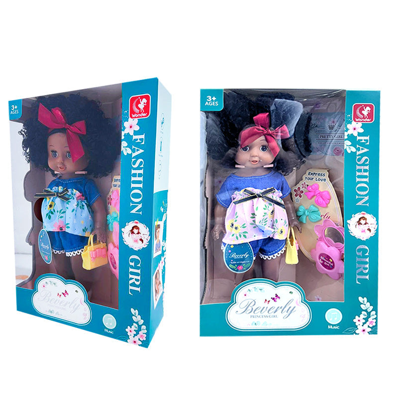 بيفرلي فتاة الموضة مع موسيقي